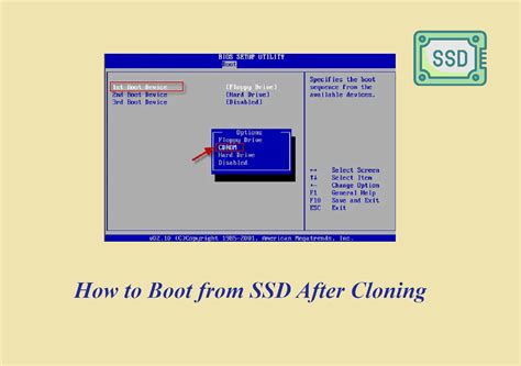 make ssd bootable after cloning